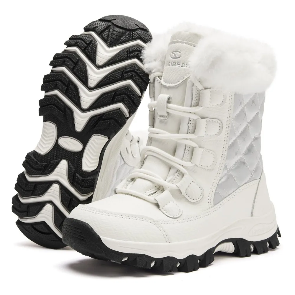 HiBaby Children Snow Boots,Kids Sports Padded Cotton Shoes,Casual Sneaker,Winter Warm Footwear