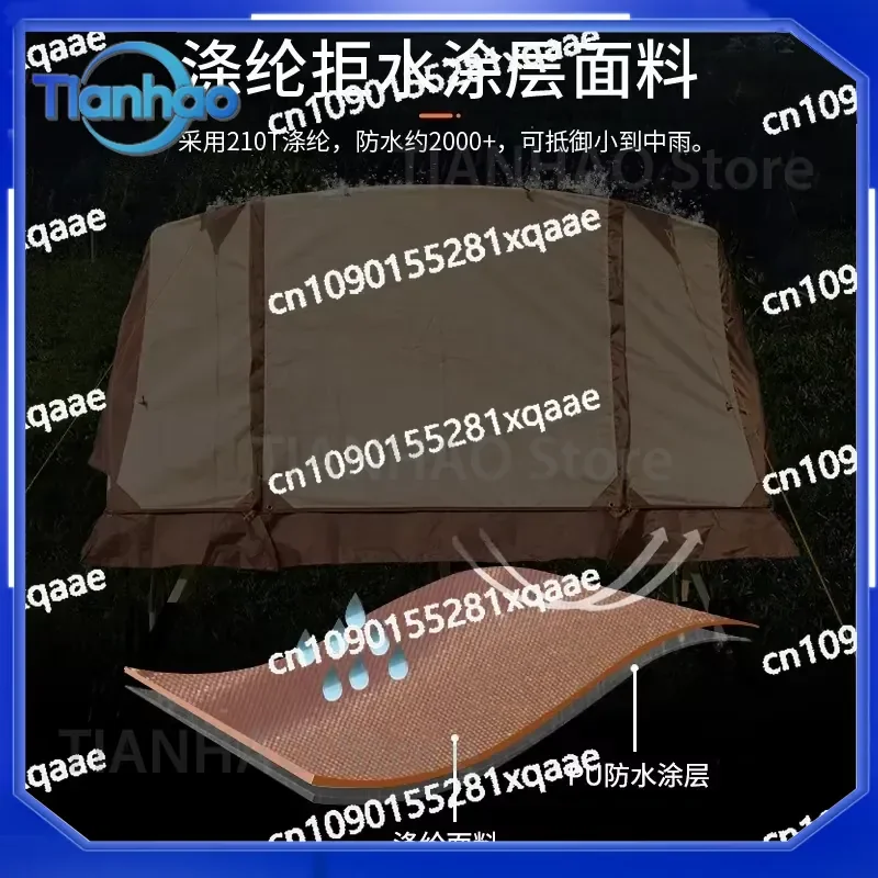 Ultra-light Portable Off-ground Single Camping Tent for Outdoor Fishing Camp Bed with Rain and Sun Protection