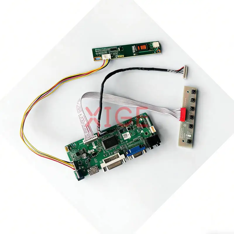 

LCD Monitor Controller Drive Board Fit D291207 LT133XB L133X2 HT13X13 LVDS 20-Pins 1-CCFL 1024*768 1024x768 VGA+DVI+HDMI Kit DIY
