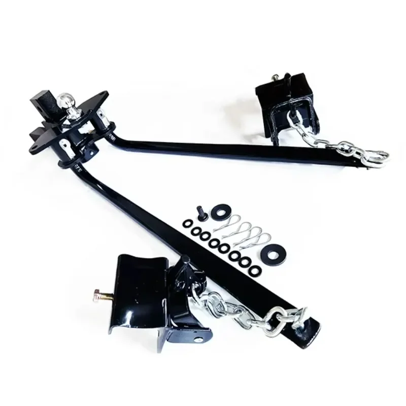 Steel Bar Weight Distributing Retainer Spring Kit With Friction Sway Controls Powder Coated Heavy Duty Truck Trailer Towing Part