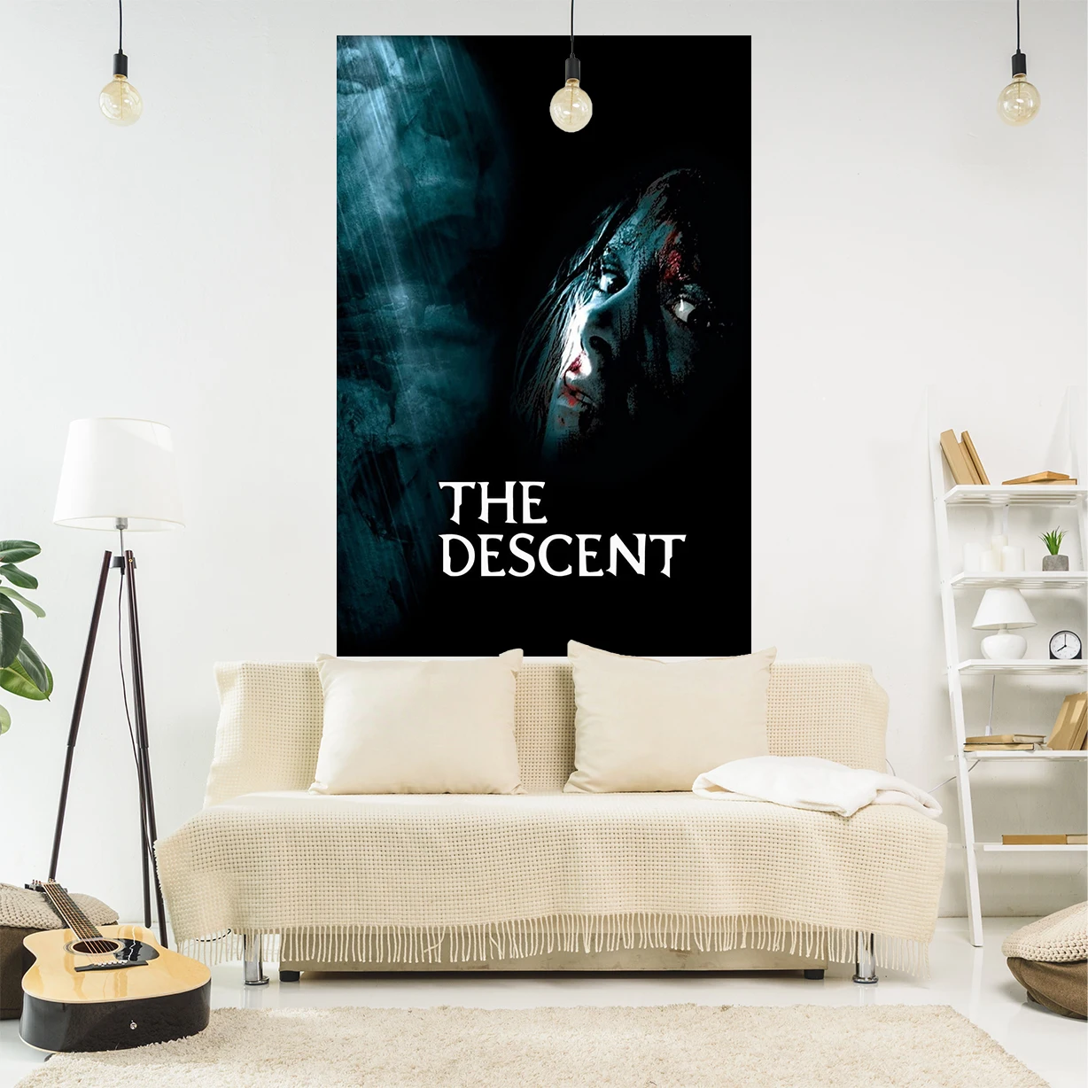 

Classic Movie The Descent Tapestry Art Printing Tarot Card Hippie Wall Carpet Dormitory Artist House Canvas Decoration