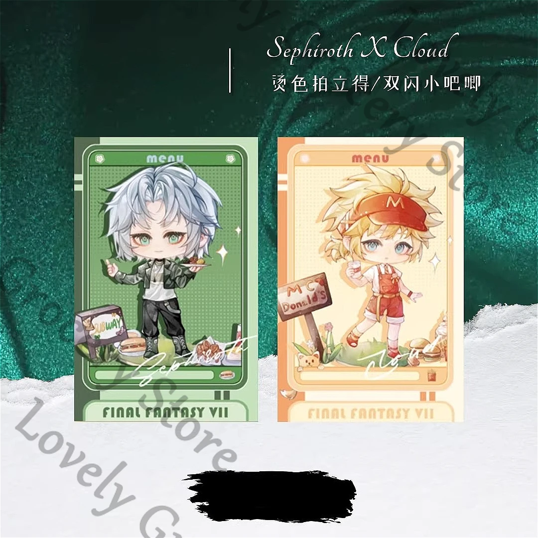 

Anime Sephiroth Cloud Strife Cosplay Cartoon Double Flash Badge Card Emblem Pendants Brooch Cards Widget Lesser Calorie Gift