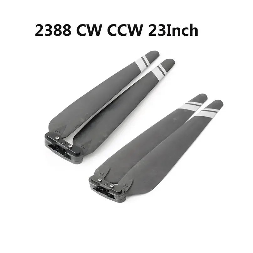 2388 hélice dobrável de nylon carbono 23 Polegada hélices cw ccw para hobbywing x6 peças de drones de plantas de proteção agrícola