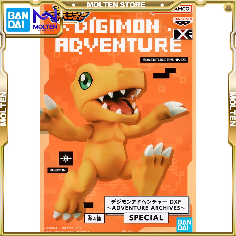 

BANPRESTO Original Digimon Adventure DXF ADVENTURE ARCHIVES SPECIAL A AGUMONAnime Figure PVC Complete Mode