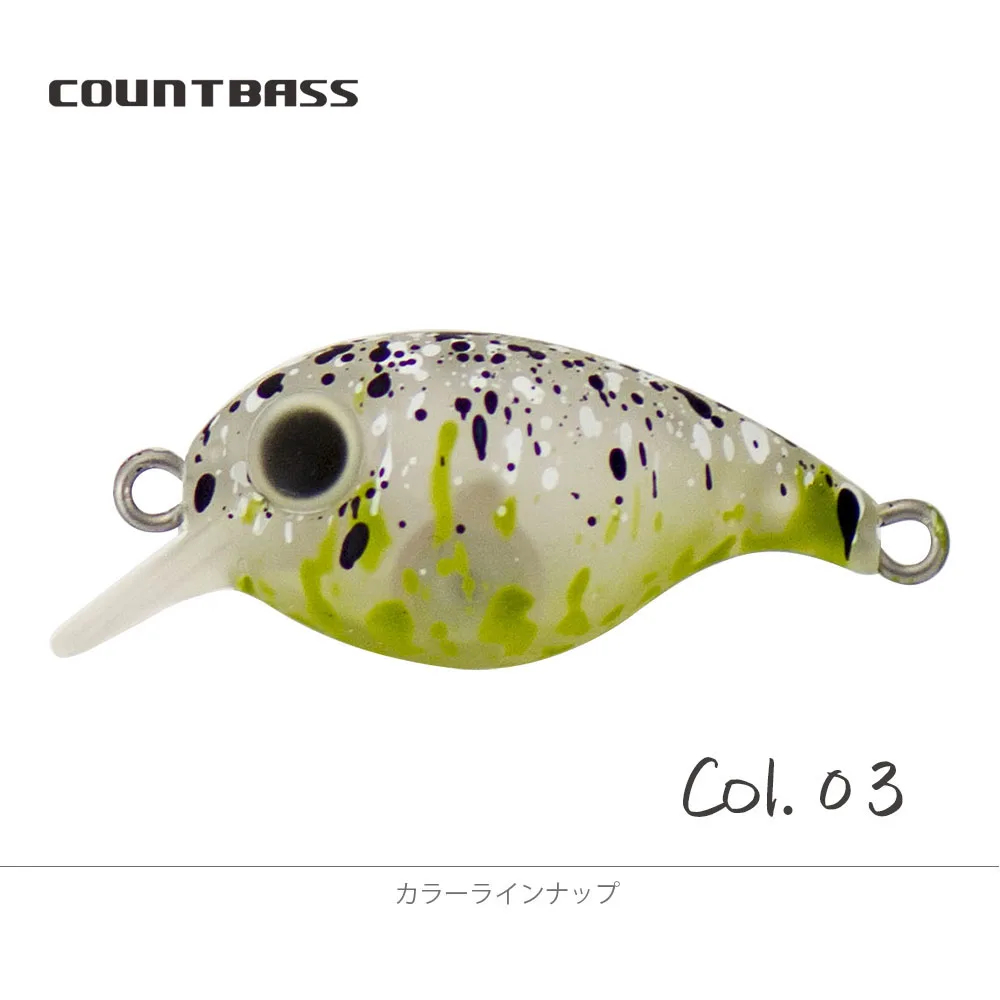 COUNTBASS 28mm 1-1/8" 1,7g 1/16 oz. Schwimmende Wobbler, Forellenangeln, Kunststoff, harter Köder, Köder, Wobbler, Barsch, Leurre-Anglerköder – Detail 15