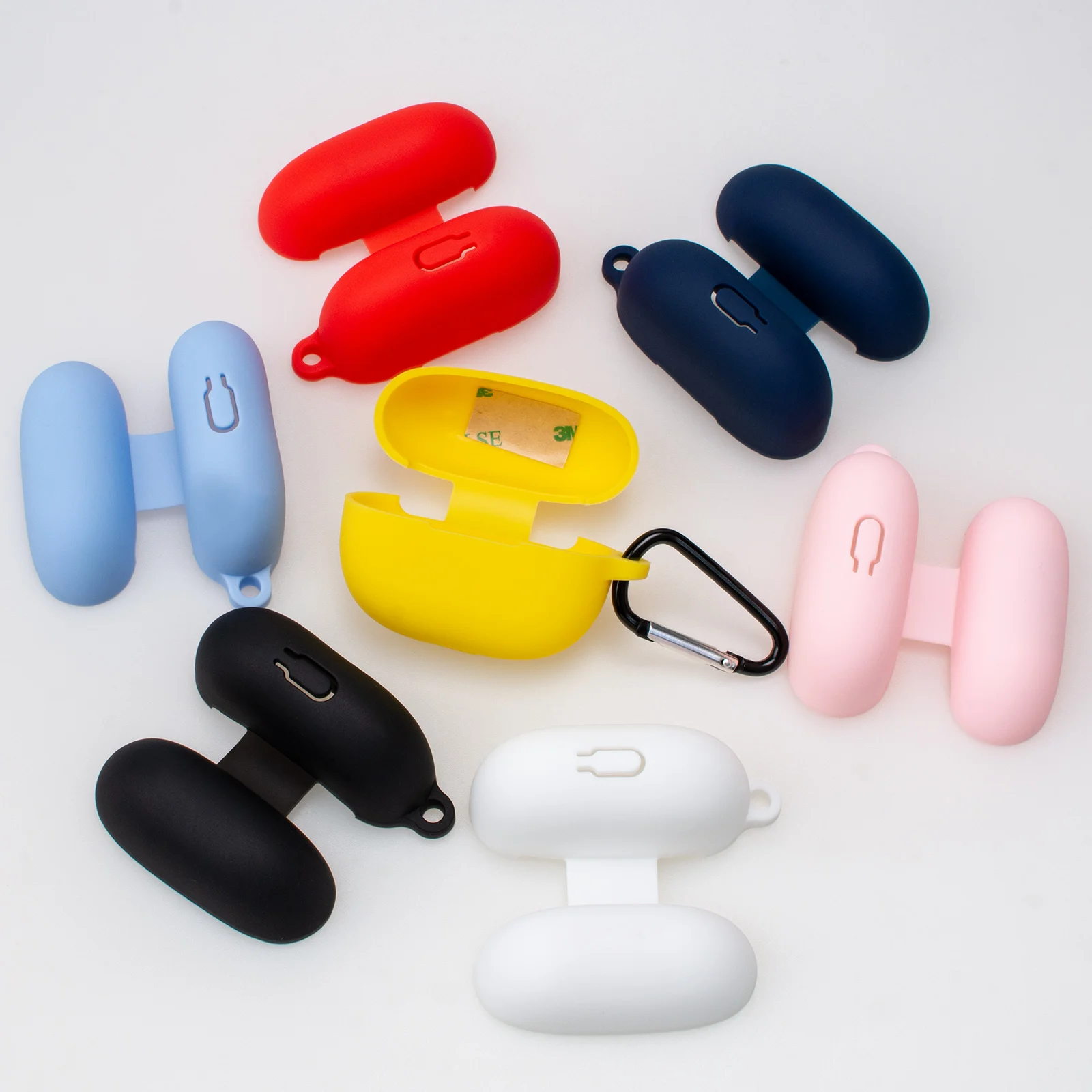 Capa protetora de fone de ouvido sem fio com gancho para Redmi Buds 3 Lite, Buds 3 Lite