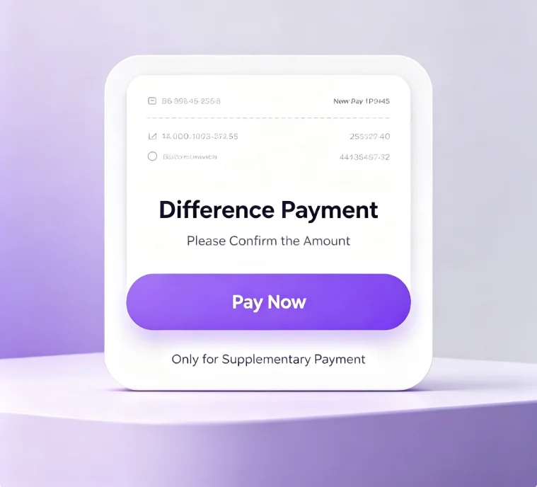 Supplementary Payment Link, Do Not Place Order Without Consultation