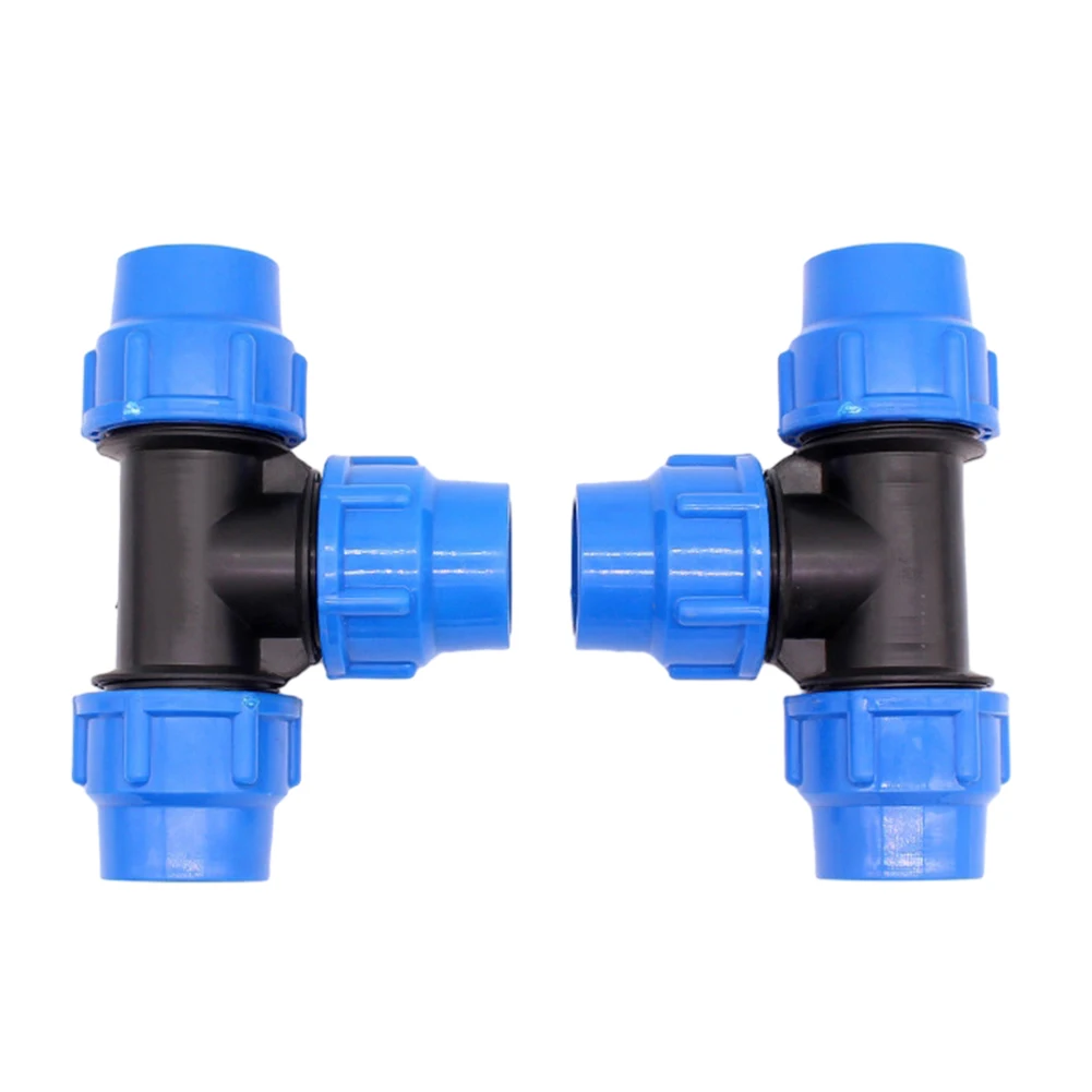 Betaalbare Pp-Fitting Schroefklem Connector Pe Pijp Pvc Plastic 3-Way Kogelkraan Verbinding Dn15 Dn25 Dn32 Dn40 Dn50