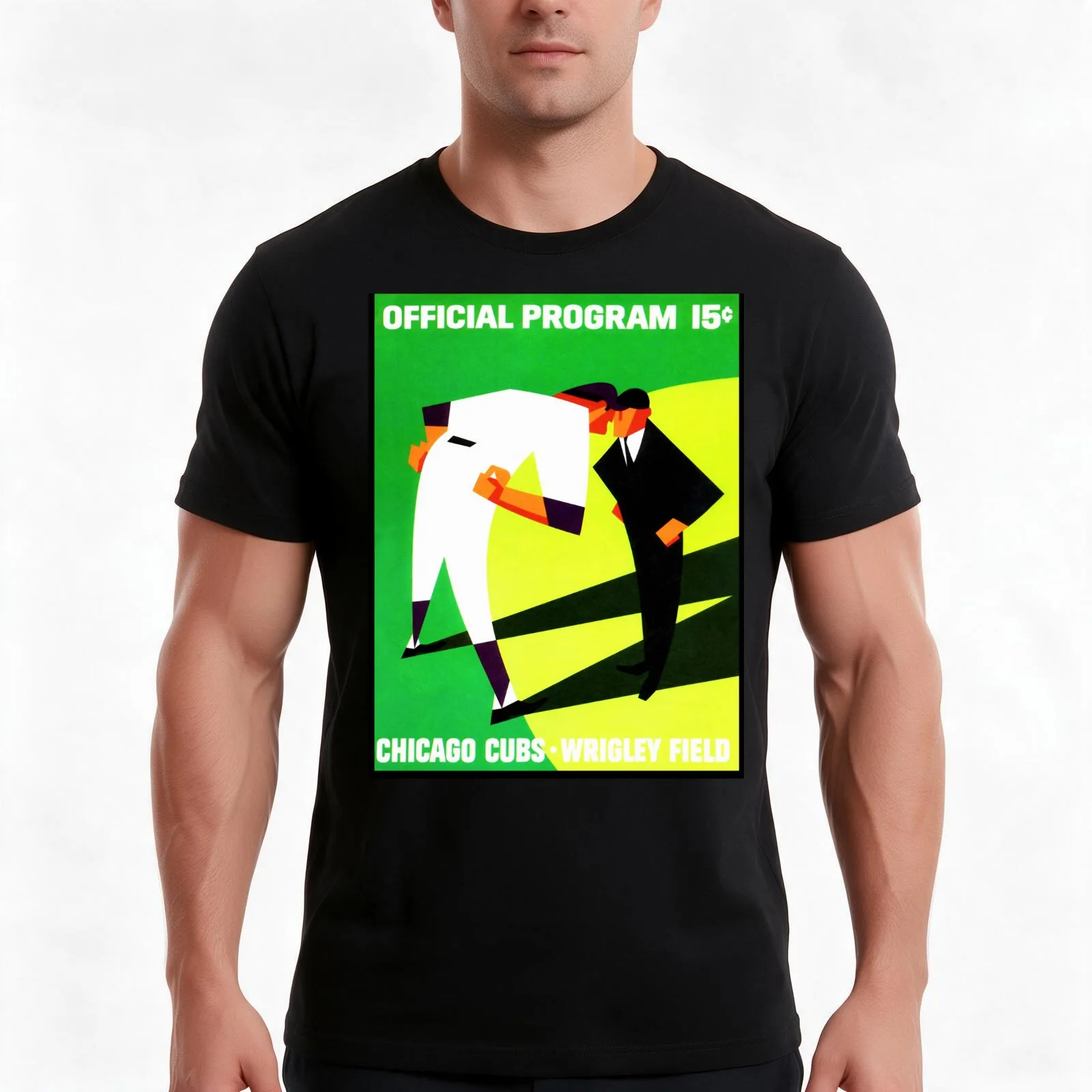 Vintage Official Program, baseball sport memorabilia T-Shirt, Summer Casual Cotton Tee, Oversized Streetwear Tops, 100% Cotton