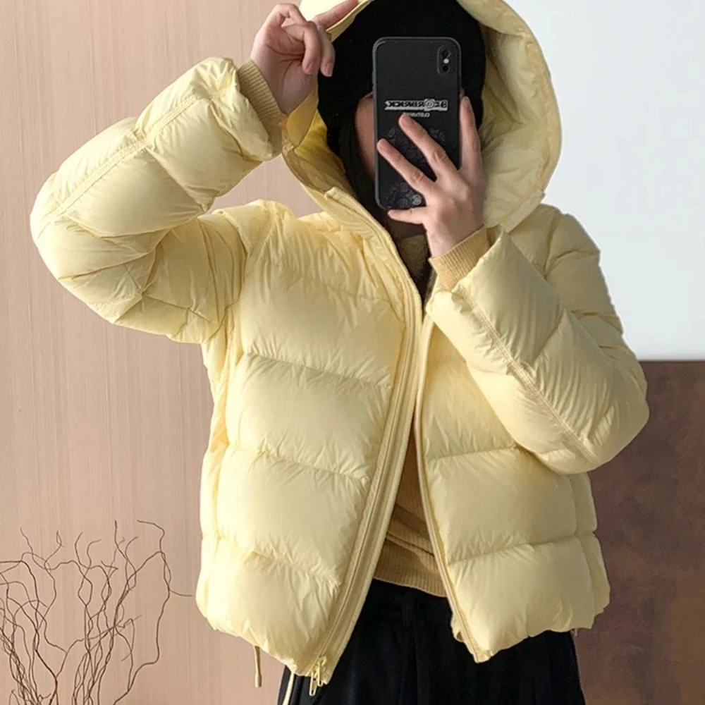 Puffer Jacket Women Down - Kadınlar için Büyük Beden Kısa Şişme