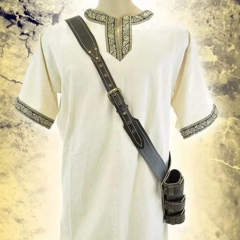 Porte-épée de Larp médiéval, gaine, sangle d'épaule, fourreau, grenouille, chevalier, arme de Cosplay, Costume, étui de ceinture pour hommes et femmes