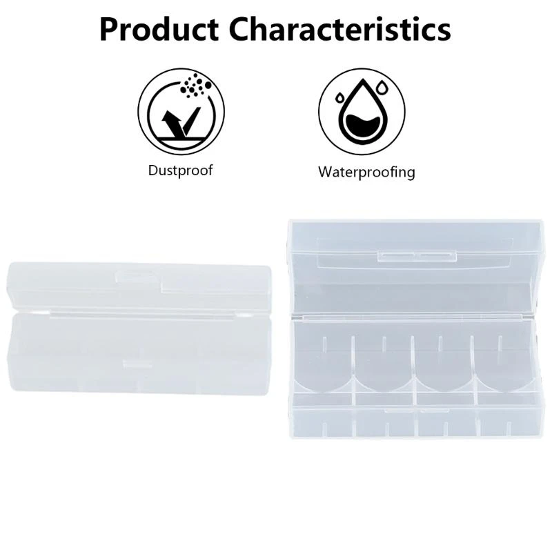 573a Conveniente caja almacenamiento batería 21700 Batería Bolder Box Ranket para 21700