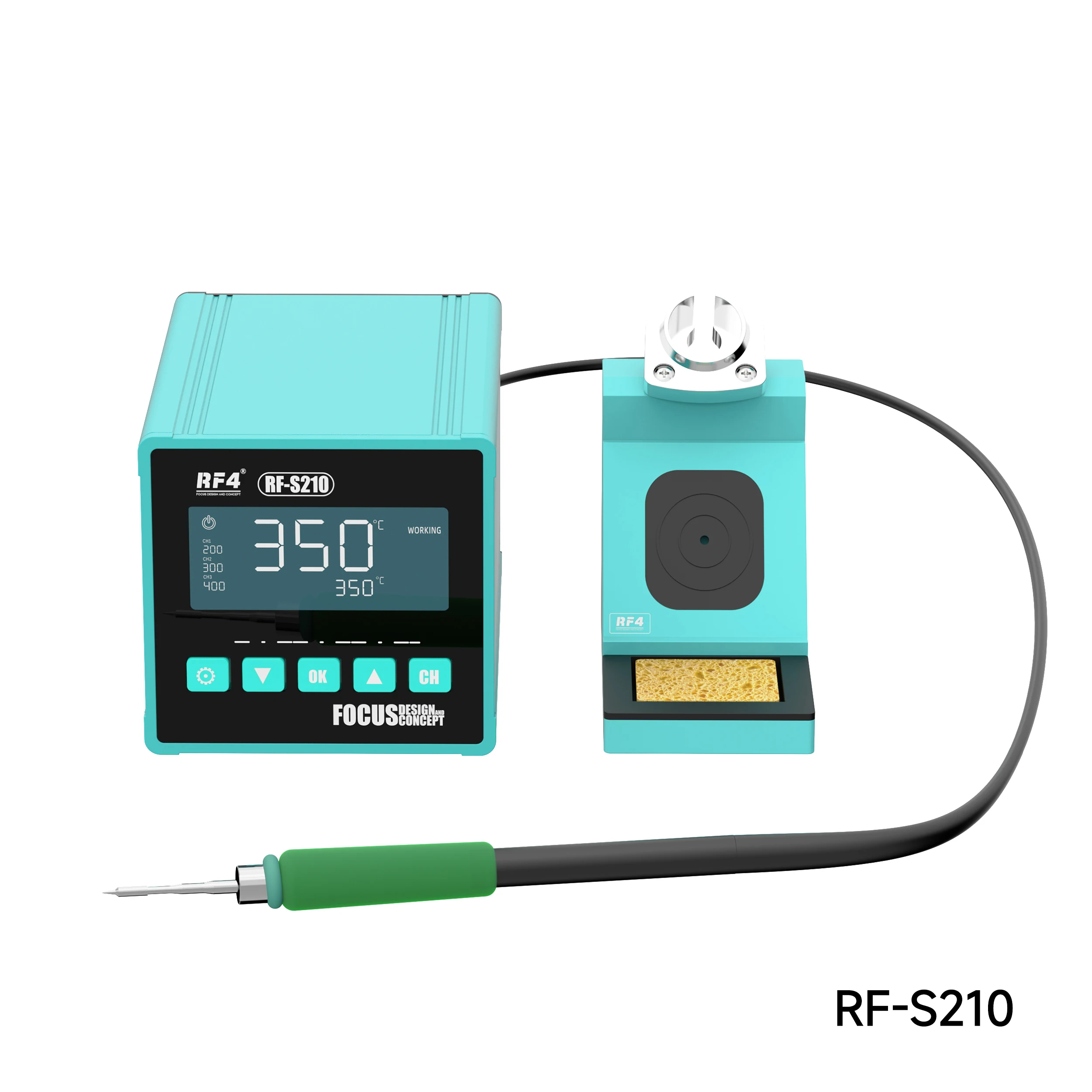 The RF-S210 Has An Intelligent Temperature Control System For Quick Temperature Restoration. Mobile Phone Repair Welding Table