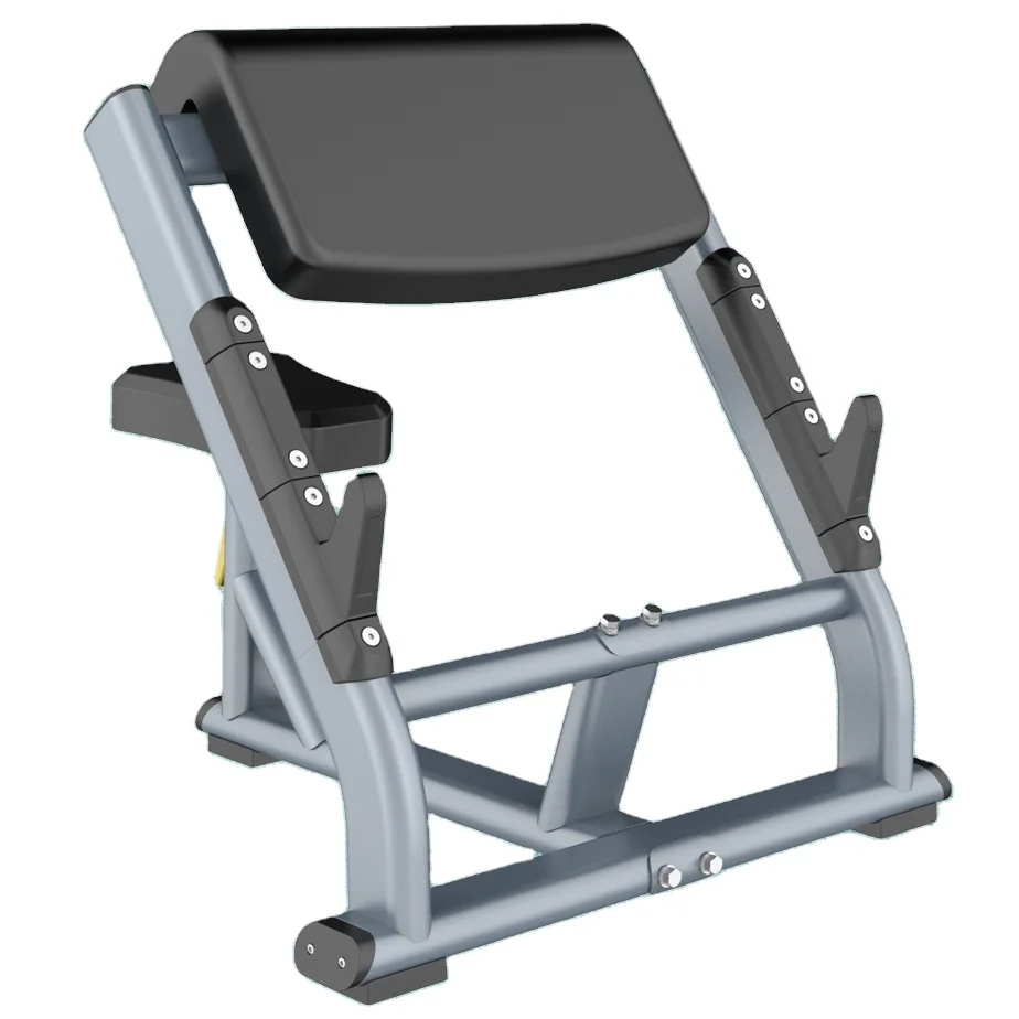 

Commercial Gym Machine Seated Preacher Curl Machine Convergent Sport Equipment Flat Bench Safety High Strength