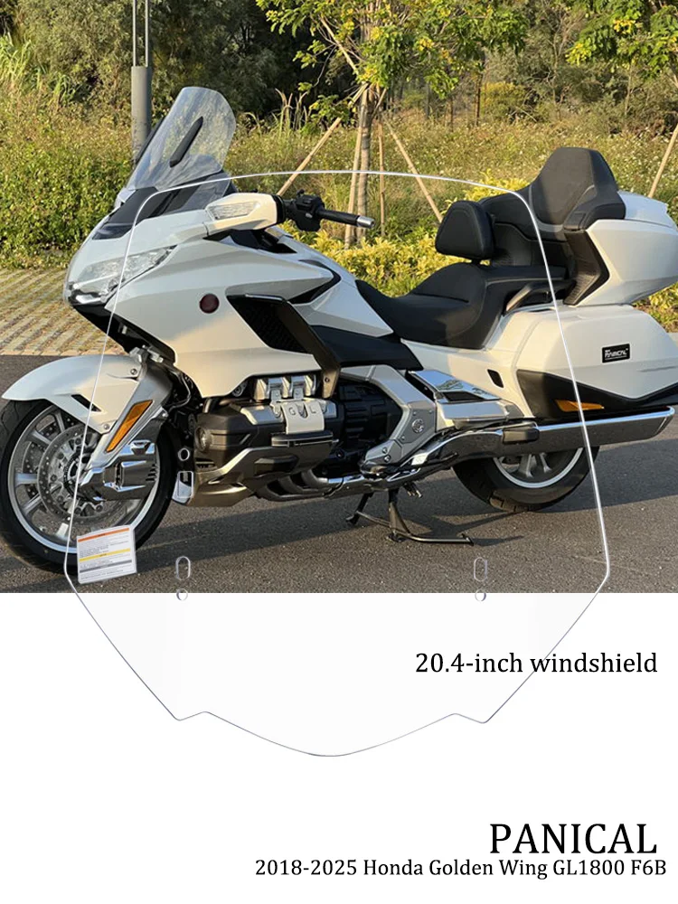 PANICAL Motorcycle Windshield For Honda GoldWing GL1800 F6B 2018-2026 Motorcycle Windguide Accessories High-quality Windguard