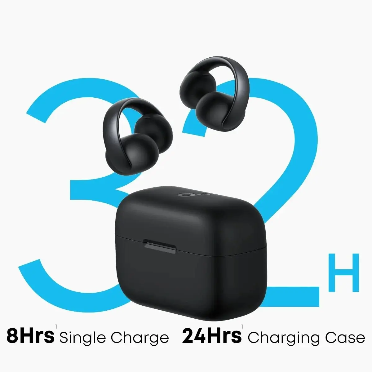Anker SoundCore AeroClip Open-Ear Clip-On Earbuds with Adaptive Comfort