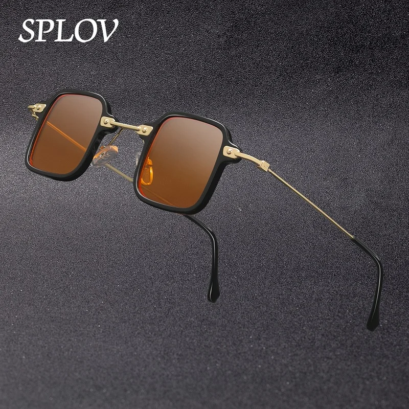 Steampunk małe okulary przeciwsłoneczne mężczyźni moda okulary przeciwsłoneczne do jazdy marka projektant okulary do niebieskiego światła Leopard czarny Punk óculos UV400