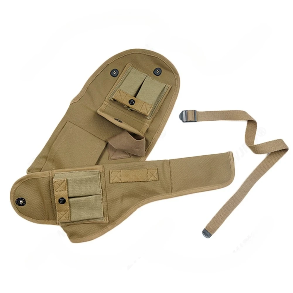US M1A1 Canvas Bag  Paratrooper Reinforced M1 Replica Pouch Large Capacity Multi-purpose Design Ideal for Tool Storage