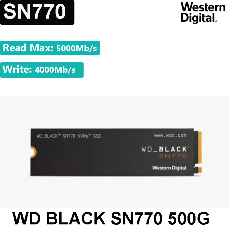 

WD Black SN770 500 Гб NVMe SSD