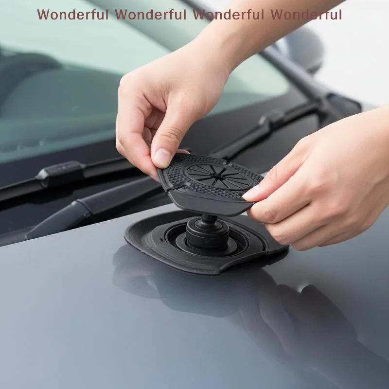 2PCS Silicone Car Windshield Wiper Hole Cover Anti Block Waterproof Easy Maintain Car Accessories