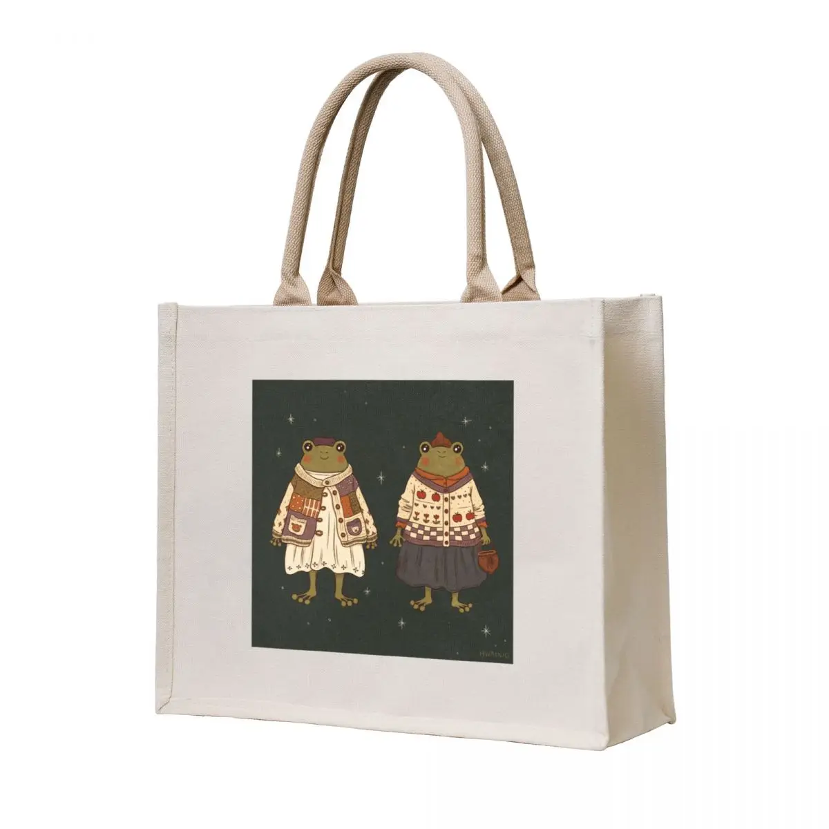 Frog Fashion is What I Dream About at Night Tote Bag large tote bag shopping bag Gift Candy bags