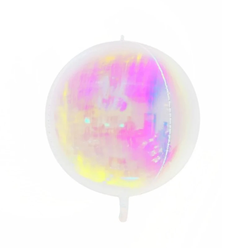 بالون من فيلم الألومنيوم مستدير مقاس 32 بوصة لتزيين حفلات أعياد الميلاد السعيدة وحفلات الزفاف