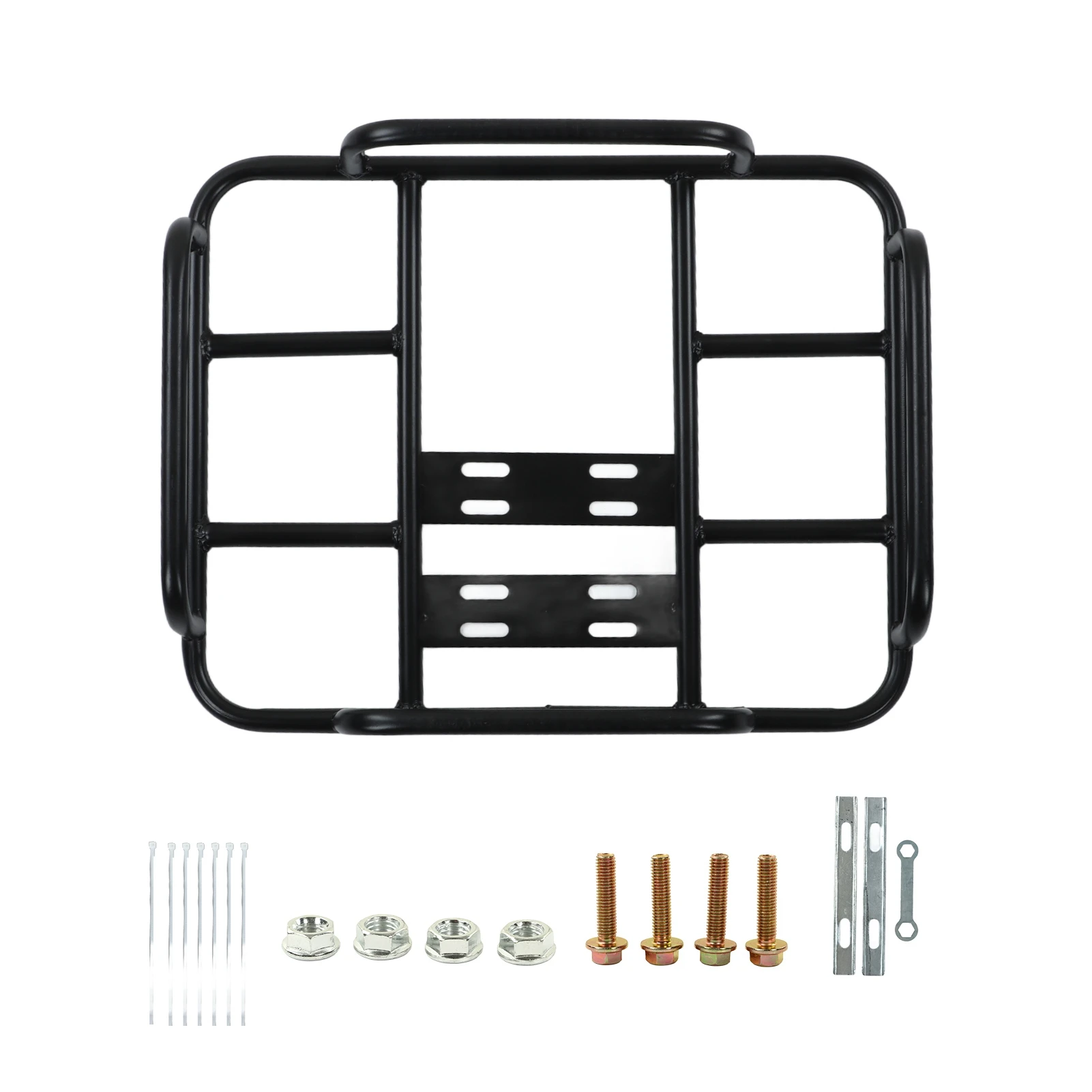 Voedselbezorgdoos Rack Achtergrille 80kg Laden Naadloze stalen buis Universeel voor motorfiets elektrische fiets