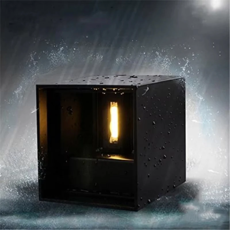 IP65 LED Wall Lamp Outdoor Sconce Balcony Porch Light Garden Yard Aisle Decor Lighting Indoor Bedside Lamp Aluminium AC110V 220V image 2