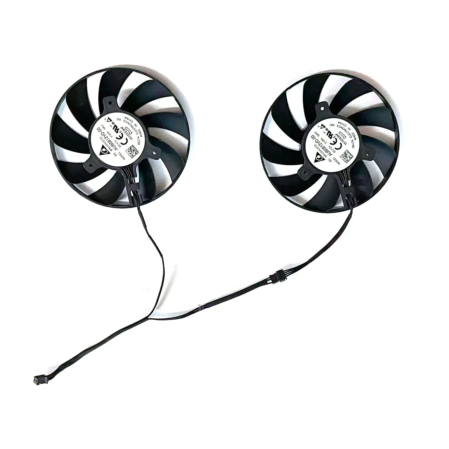 Ventilador de refrigeración de tarjeta gráfica AMD RX6700 6700XT, Original, 85MM, 4 pines, AUB0812VD-00, DC 12V, 0.45A