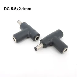 3way DC 1 male to 2 Female to Male splitter jack connector Power Adapter 5.5X2.1mm plug 5.5 2.1 5521 Jack cable extend converter