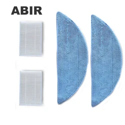 Parti di Ricambio originali per Robot Aspirapolvere ABIRX5,X6,X8 ,Include Lato Brus 2pcs, mop 1pc