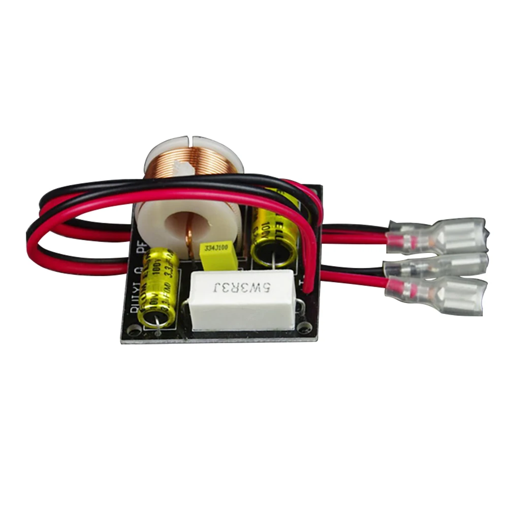 50W 2Way Crossover Audio Speaker Treble Bass Frequency Divider For Subwoofer Of 3Inch Speaker 4-8OHM 3.3KHz