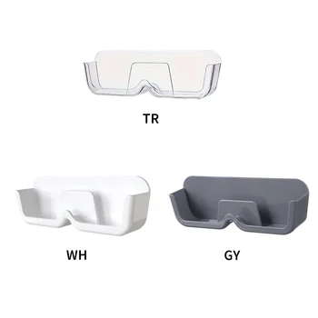 Boîte de rangement de lunettes murale, boîte de rangement de lunettes sans poinçon, présentoir de lunettes de soleil, support décoratif pour lunettes de soleil