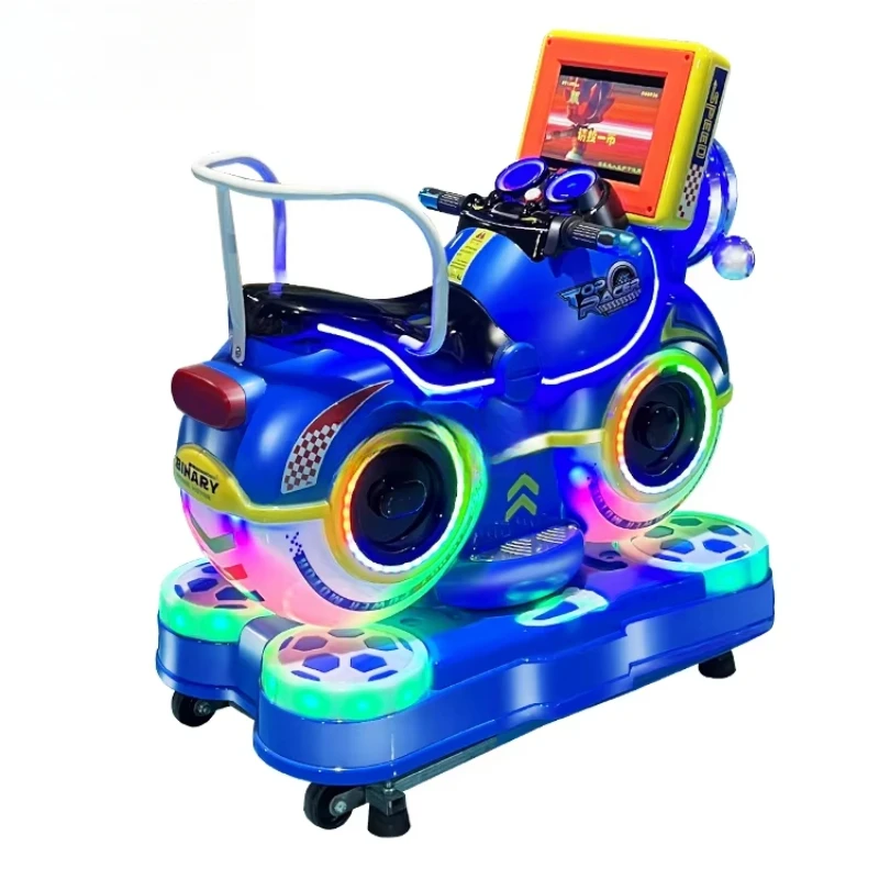 Coin Operated Kids Motorcycle Game Machine Arcade Video Game Machine Children Mp5 Kiddie Rides