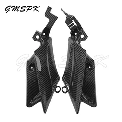 Motorcycle Parts 2PCS Carbon Fiber Pattern Fairing Frame Side Mid Cover Panel Fit for YAMAHA YZF600 YZFR6 YZF R6 2003 2004 2005