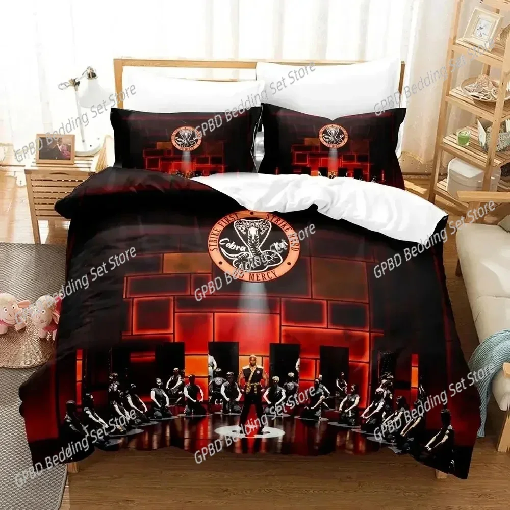 Karate Kid Bedding Set Boys Girls Twin Queen Size Duvet Cover Pillowcase Bed Kids Adult Fashion Home Textileextile