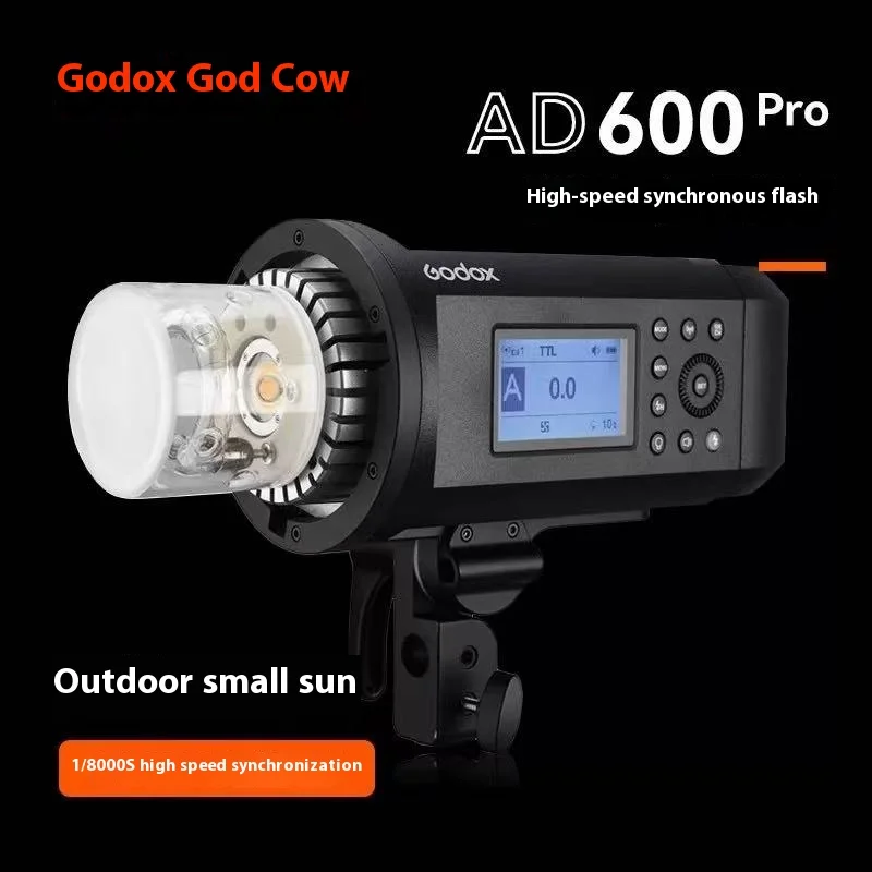 Godox 600W AD600Pro AD600 Pro TTL HSS Outdoor Flash Li-on Battery Built-in 2.4G Wireless X System