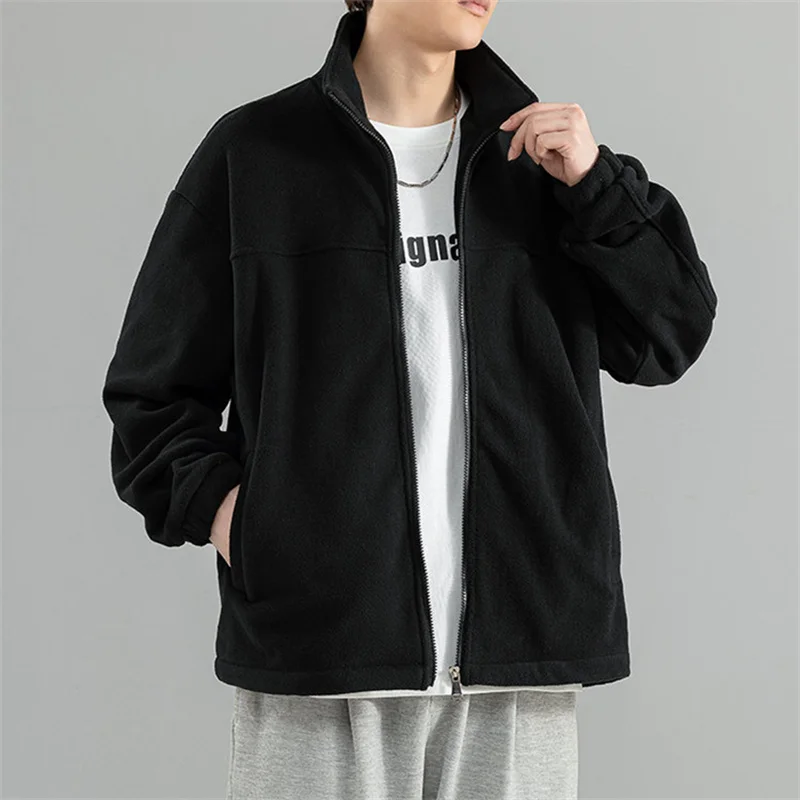 

2023 Autumn New Fashion Youth Trend Outdoor Sports Jacket Coat Men's Casual Loose Versatile Long Sleeve Jacket