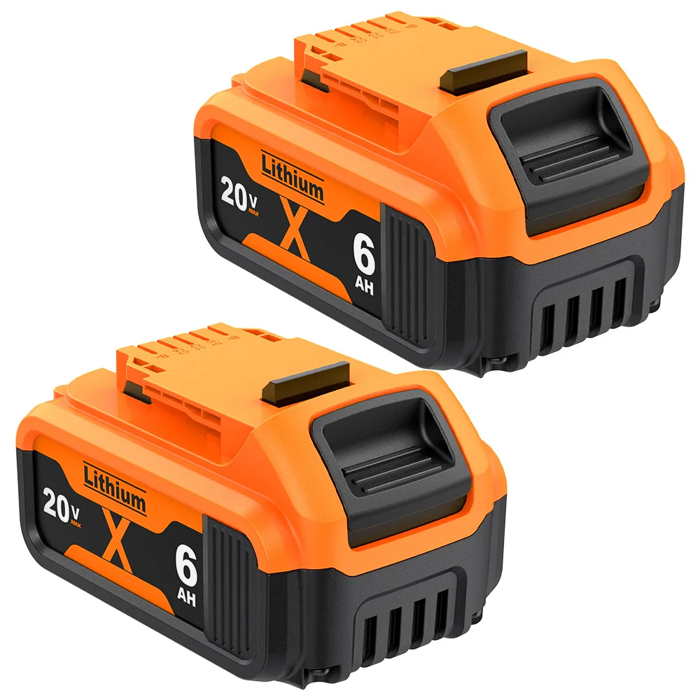 6000mAh Voor Dewalt DCB200 20V Batterij DCB205 DCB206 DCB209 DCB181 DCB182 Vervanging Power Tool Lithium Batterijen met 6A Lading - afbeelding 2