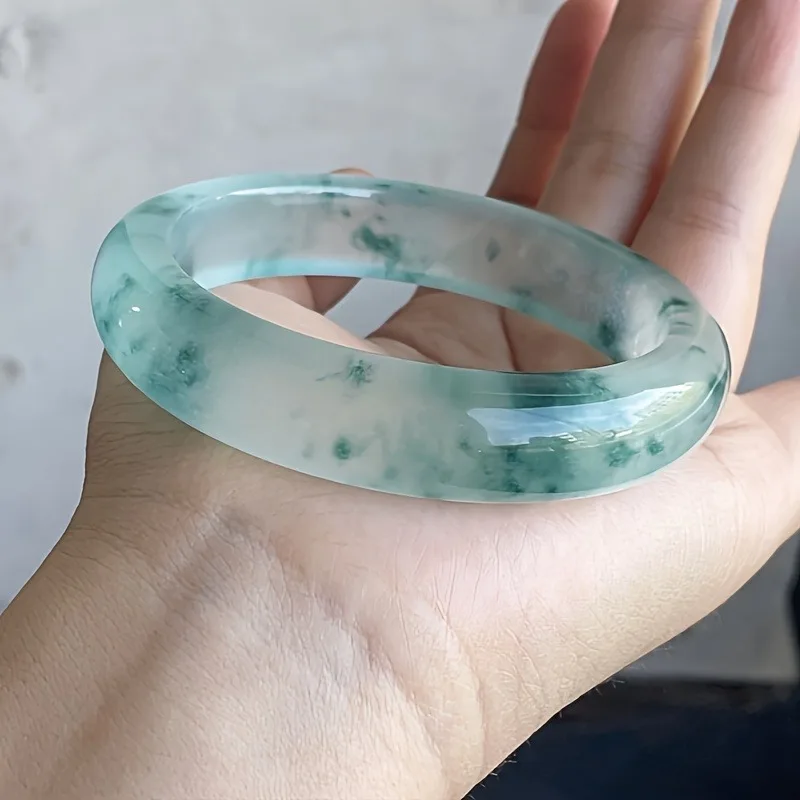 

Natural Bracelet Ice Flower Fashion Temperament Versatile Jade Bracelet Jewelry