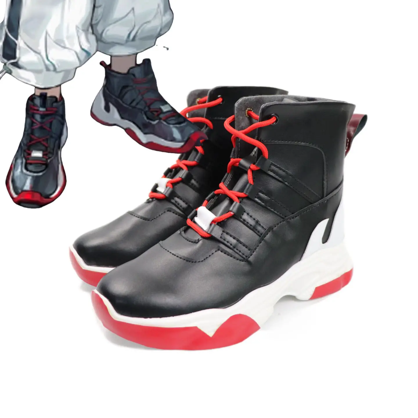 

Игровые сапоги для косплея Yu Arknights, обувь для костюмов на Хэллоуин, аксессуары, реквизит, сделанный