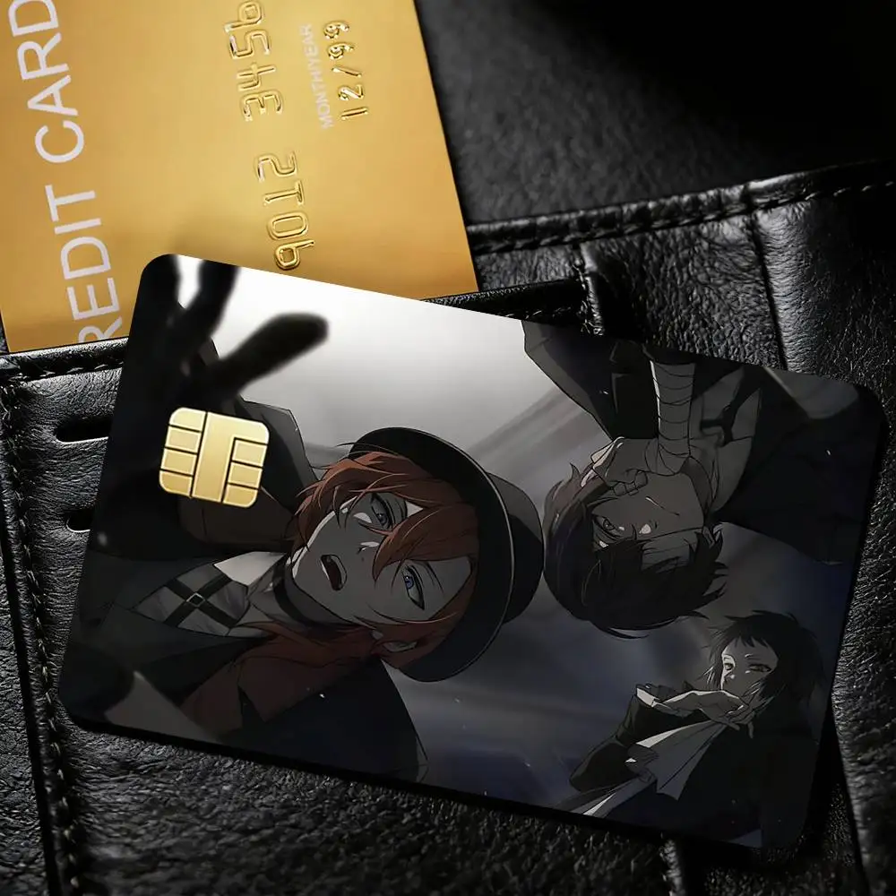 Anime B-Bungo S-Stray D-Dogs Sticker Decoration Creative Bank Card Bus Metro Waterproof Sticker