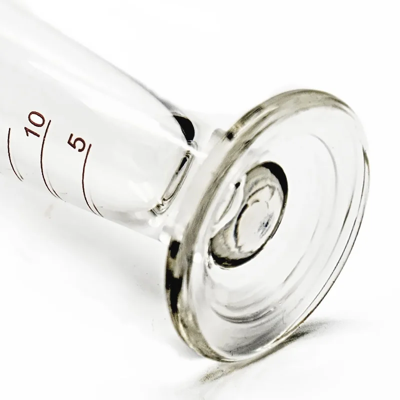 Glass triangular measuring cup scale conical measuring cup measuring cylinder 5/10/20/25/50/100/250/500m