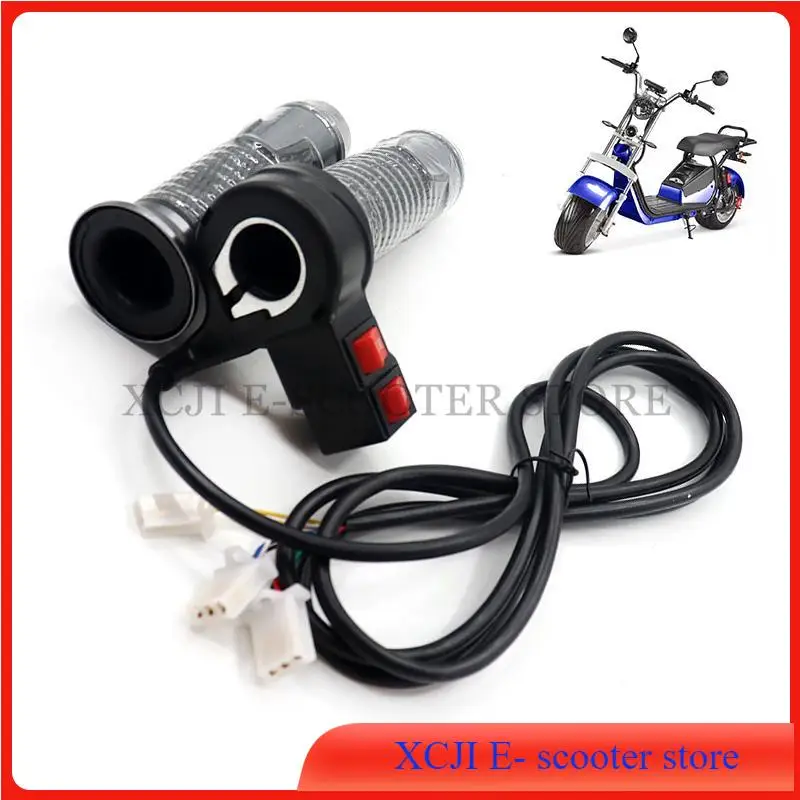 Citycoco Throttle Handle 60V Universal With Variable speed control 1.4-2M wire For Chinese Halei  Electric Scooter