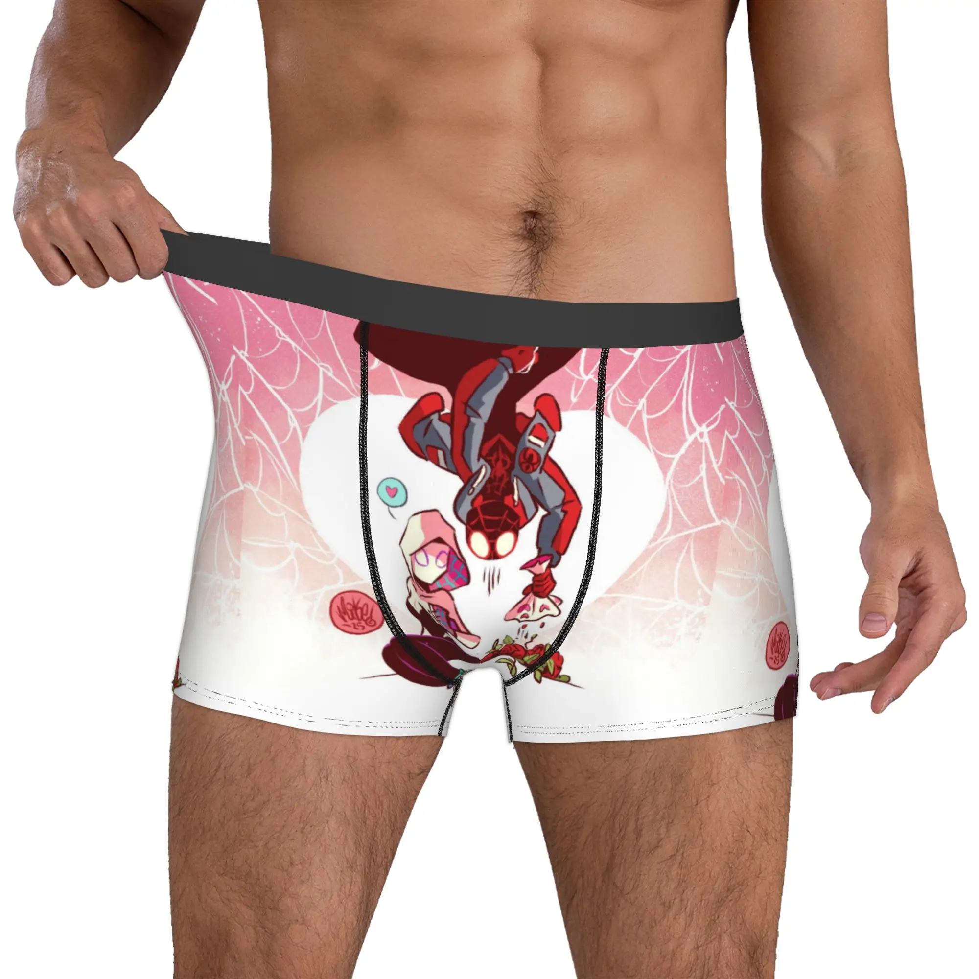 

Custom G-Gwen Stacy S-Spiderman Boxers Shorts Men Briefs Underwear Fashion Underpants