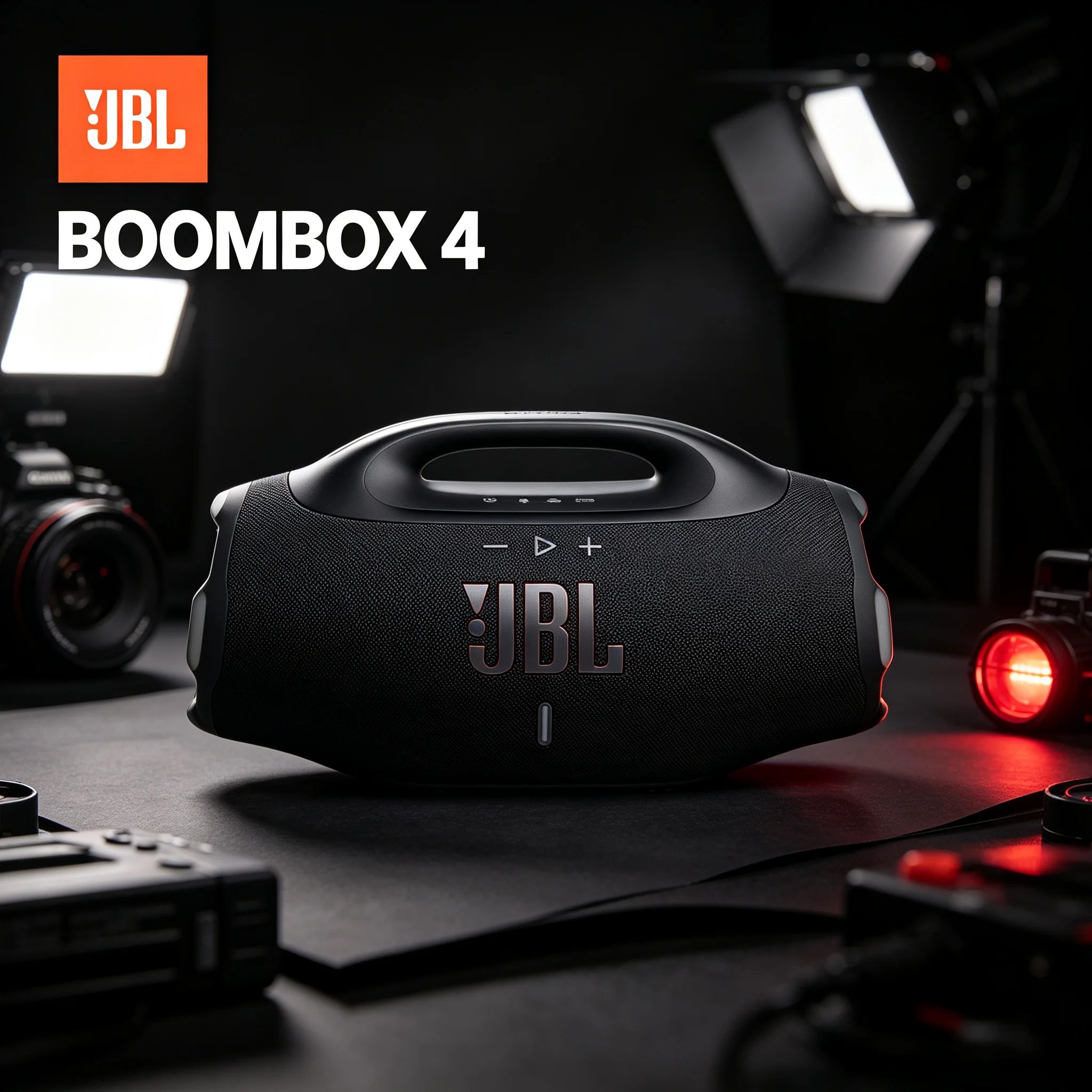 JBL Boombox 4 Outdoor Party Bluetooth Speaker IP68 Waterproof Heavy Bass Portable Handle Camping Beach Music Player