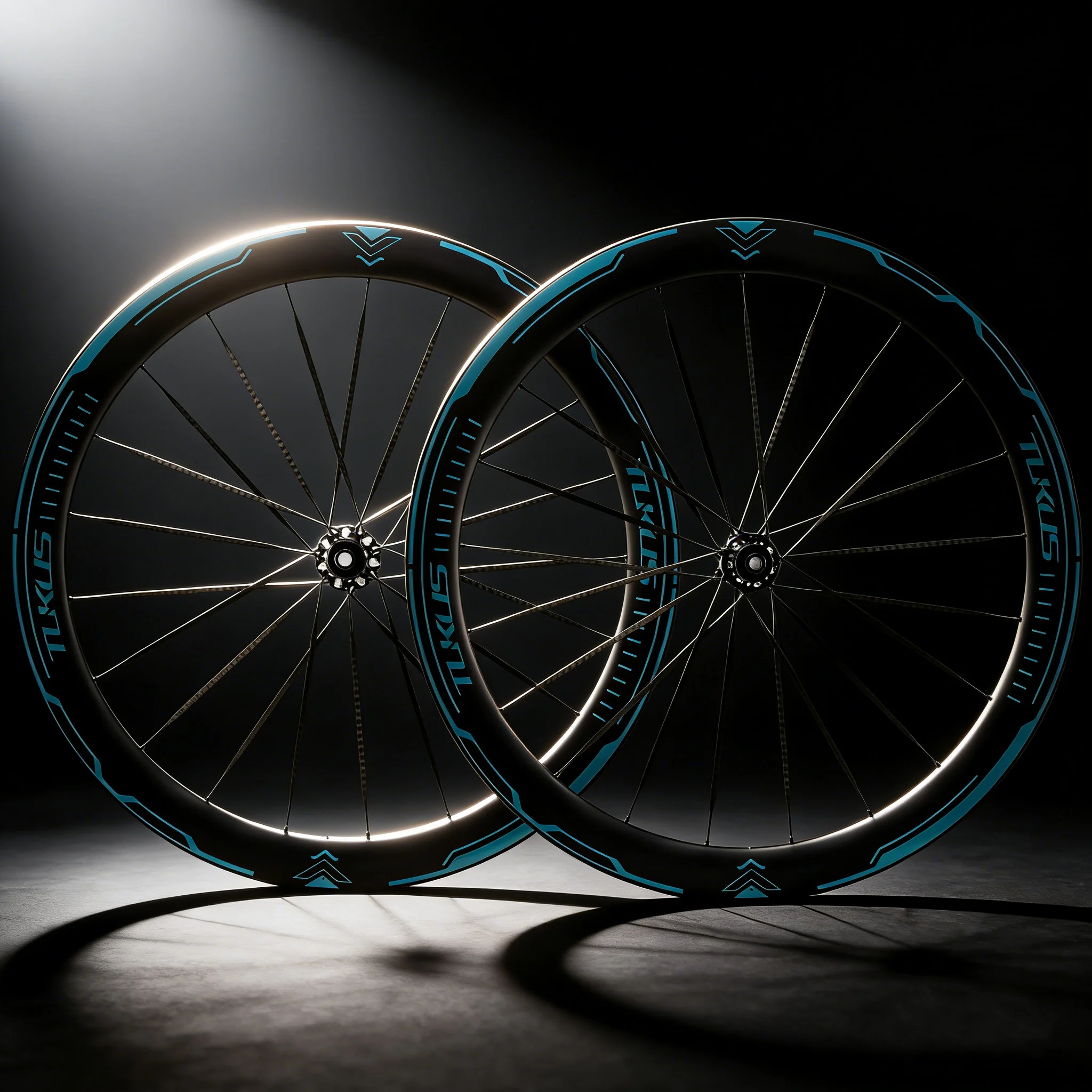 

TUKUS Disc Brake Wheelset Wave Carbon Spokes Rim Road Bike Wheelset Professional Road Racing Wheelset Bicycle Wheelsets