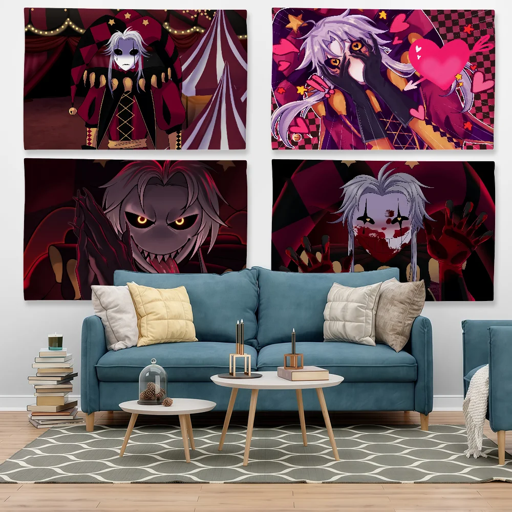 Game The Freak Circus Flag Tapestry Outdoor Party Bedroom Living Room Dormitory Decorative Themed Wall Hanging Banner Gift