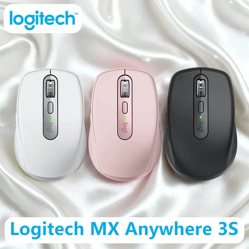 

Logitech Master Series MX Anywhere 3S Bluetooth Беспроводная бесшумная мышь Мягкий звук Офисный женский планшет