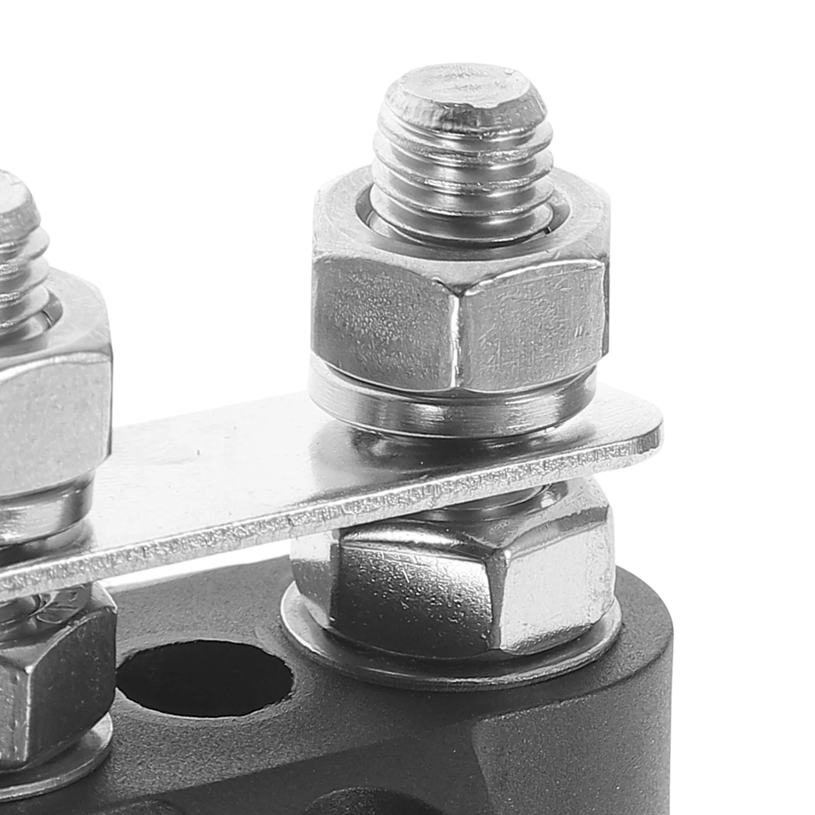 

2pcs Terminal Post Power Distribution Block Marine Accessories Car Yacht Boat Terminal Block Durable Plastic Stainless